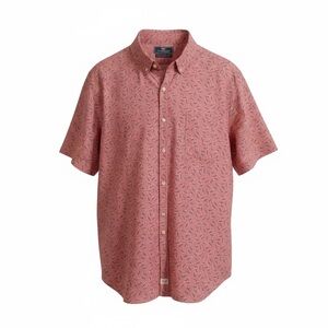 Vineyard Vines Slim Fit Murray Shirt XL Pink Fish Print Button Down